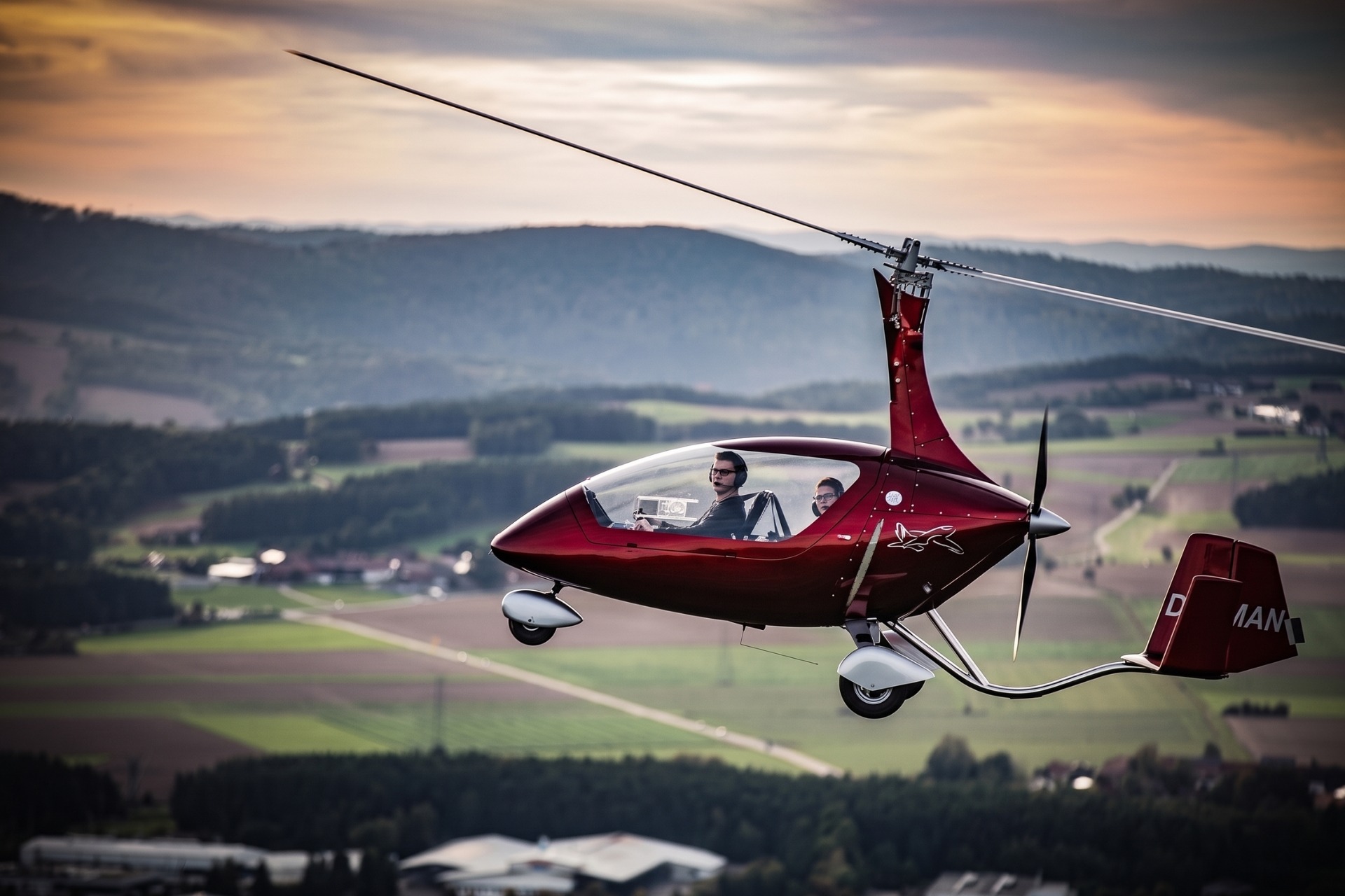 Rundflug im Tragschrauber (Gyrocopter)